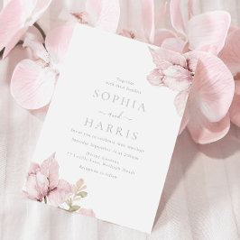 Invitación Asombroso Boda de Rubor Floral Elegance
