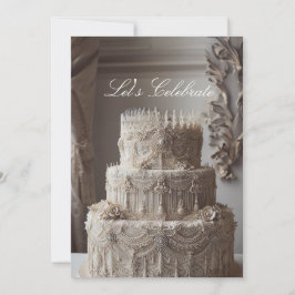 INVITACIÓN ASPECTO ANTIGUO ORNADO ANIVERSARIO