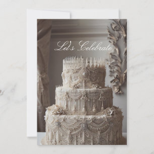 INVITACIÓN ASPECTO ANTIGUO ORNADO ANIVERSARIO