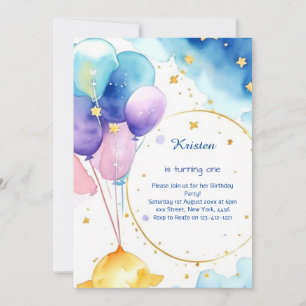 Invitación Astro Celestial Moderno