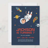 Astronauta de perro en el espacio exterior Galaxy