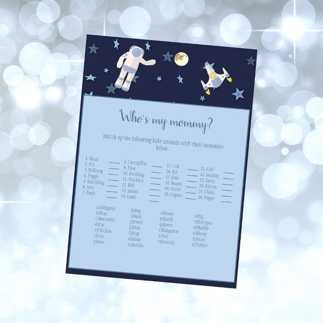 Invitación Astronauta del espacio exterior que es mi bebé (Subido por el creador)