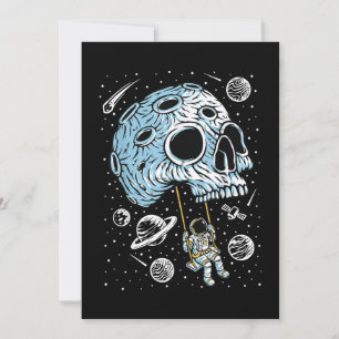 Invitación Astronauta Espacio Ultraterrestre Arte Dibujar Sku