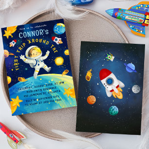 Invitación Astronautas astronautas espaciales planean estrell