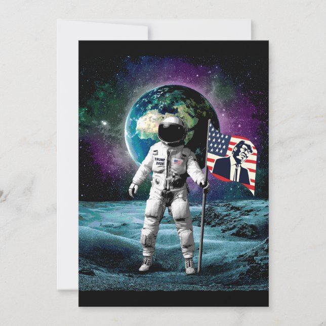 Invitación Astronautas de Trump 2024 (Anverso)