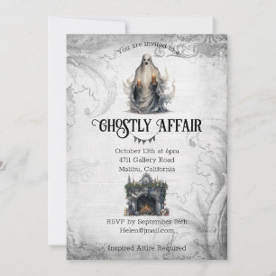 Invitación Asunto Fantasmagórico Halloween