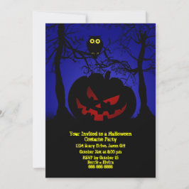 Invitación Asustada fiesta de Halloween