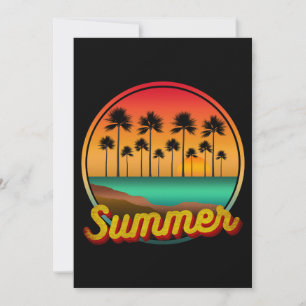Invitación atardecer de verano en la naturaleza
