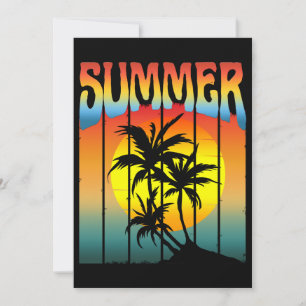 INVITACIÓN ATARDECER DE VERANO TRANQUILO