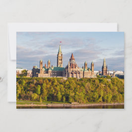 Invitación Atardecer en la colina del Parlamento - Ottawa