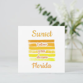 Invitación Atardecer lindo en Florida