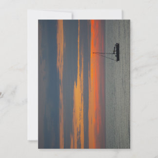 Invitación Atardecer sobre el océano