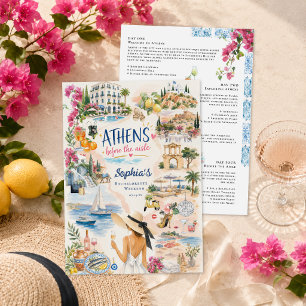 Invitación Atenas Antes del Paseo Despedida de Soltera en G