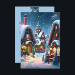 Invitación Atractivo pueblo de Navidades nevados Open House<br><div class="desc">Este encantador Open House Invitation cuenta con un pueblo nevado con casas decoradas con Navidades por la noche. Calles y techos están densamente cubiertos de nieve, las ventanas están iluminadas, la decoración navideña consiste de abetos y bolas rojas de árbol de Navidad. ¡Invitación maravillosa para tu familia, amigos y más!...</div>