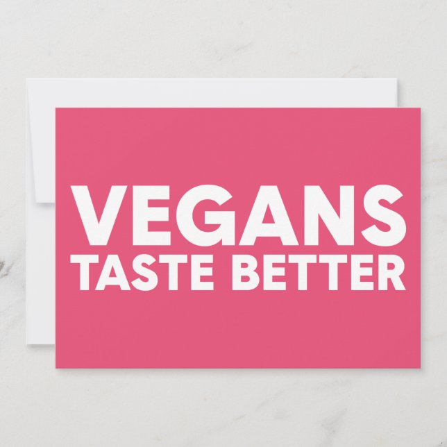 Invitación Atractivo Vegano (Anverso)