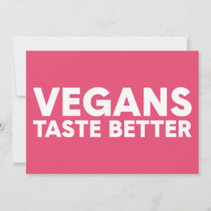 Invitación Atractivo Vegano