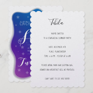 Invitación Atrapa una estrella que cae