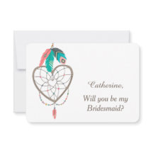 Atrapasueños Pluma Damas de Honor de Boda