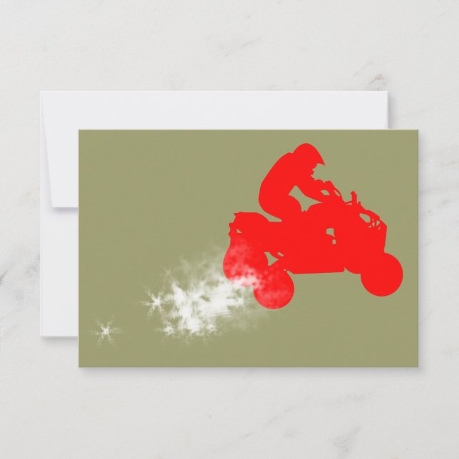 Invitación atv : rastro de suciedad (Anverso)