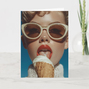 Invitación Audaz Estilo De Helado De Verano