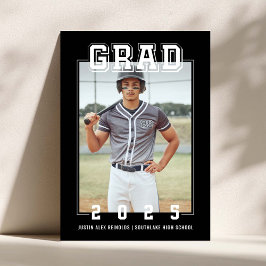 Invitación Audaz Graduación Moderna de Fotografía