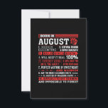 Invitación August Birthday Gifts - Born In August Virgo<br><div class="desc">August Birthday Gifts - Born In August Virgo</div>
