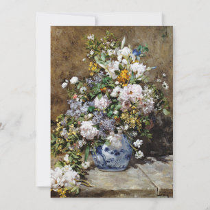 Invitación Auguste Renoir - Bouquet de primavera