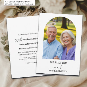 Invitación Aún hacemos foto de aniversario de bodas 55