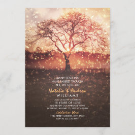 Invitación Aún lo hacemos Estaciones de amor de aniversario d
