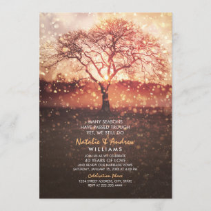 Invitación Aún lo hacemos Estaciones de amor de aniversario d