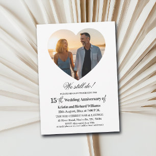 Invitación Aún lo hacemos Foto del 15º Aniversario de Boda