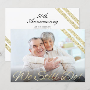 Invitación ¡Aún lo hacemos!   Modern 50th Anniversary