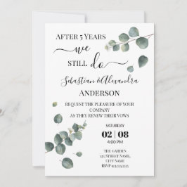 Invitación Aún renovamos votos de boda aniversario