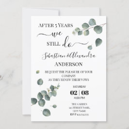 Invitación Aún renovamos votos de boda aniversario