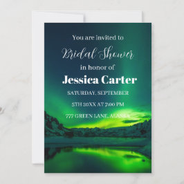 Invitación Aurora Borealis Northern Lights Brights Shower