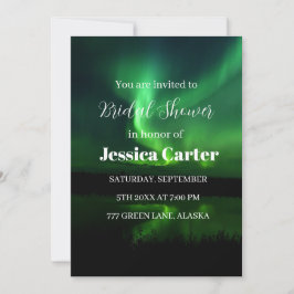 Invitación Aurora Borealis Northern Lights Brights Shower