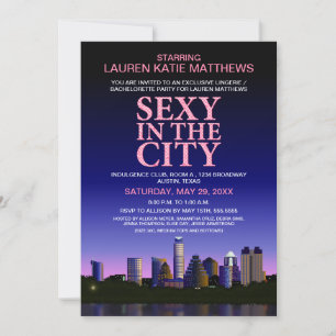 Invitación Austin Texas Bachelorette Movie Poster