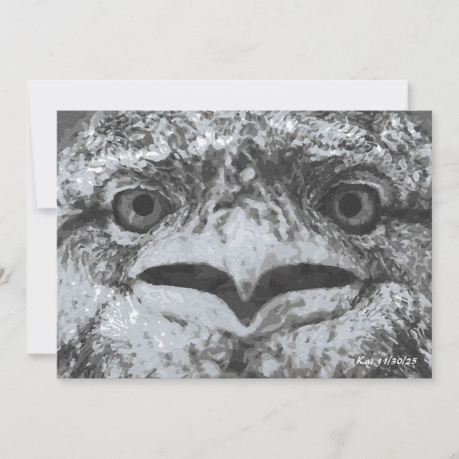 Invitación Australian Wildlife, Nature's Curmudgeon, Animal (Anverso)