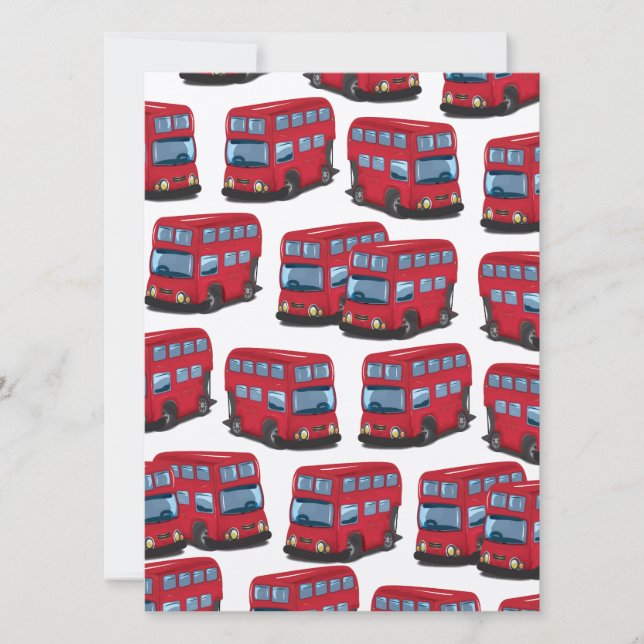 Invitación Autobús de Londres (Anverso)