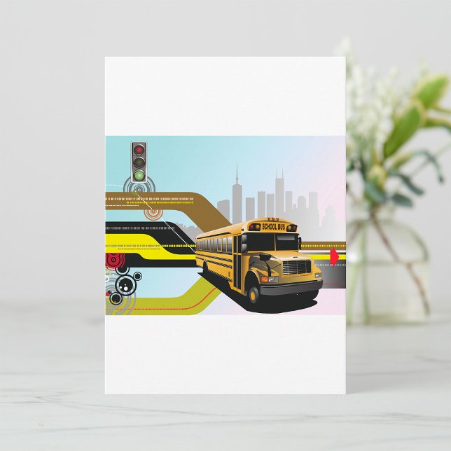 Invitación Autobús escolar de la ciudad cibernética (Subido por el creador)