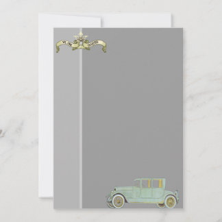 Invitación Automóvil Vintage de 1920