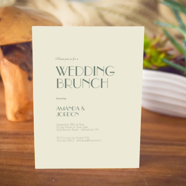 Invitación Autumn Boho Deco | Cream Boda Brunch (Subido por el creador)