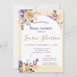 Invitación AUTUMN Bridal Shower
