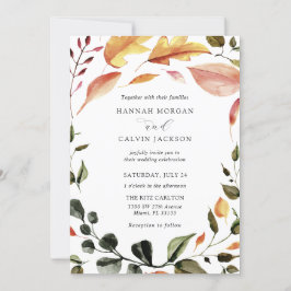 Invitación Autumn Leaves Boda