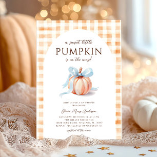 Invitación Autumn Little Pumpkin Baby Shower