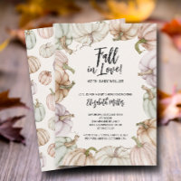 Autumn Pumpkins Género Neutral Baby Shower
