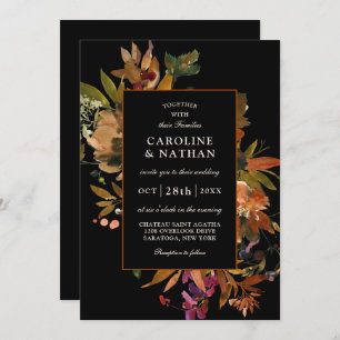 Invitación Autumn Splendor Floral Bouquet