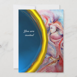 Invitación AVALON , azul gema