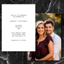 Avant-Garde Minimalista blanco foto de Boda traser