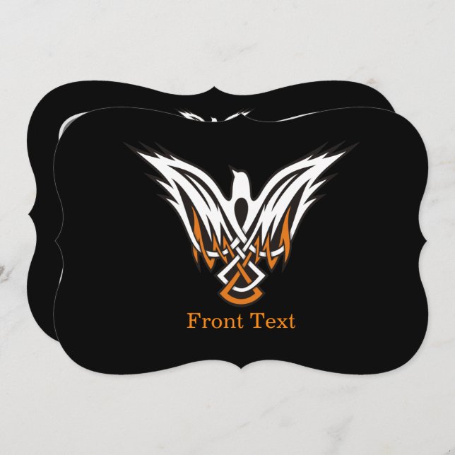 Invitación Ave Celta (Anverso / Reverso)